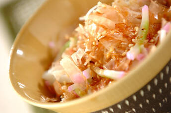 油揚げの和風サラダ