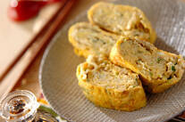 切干し大根とミツバ入り卵焼き