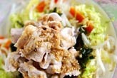 ゆで豚・温サラダ仕立て