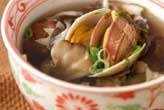 貝ときのこのスープ