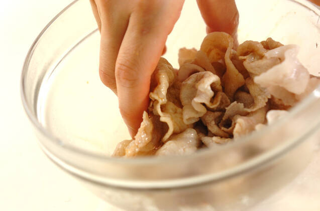 豚しゃぶと梅オクラの作り方の手順3