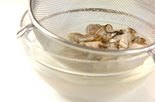 カキフライ丼の作り方の手順1