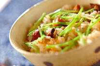 焼き鳥缶の炊き込みご飯