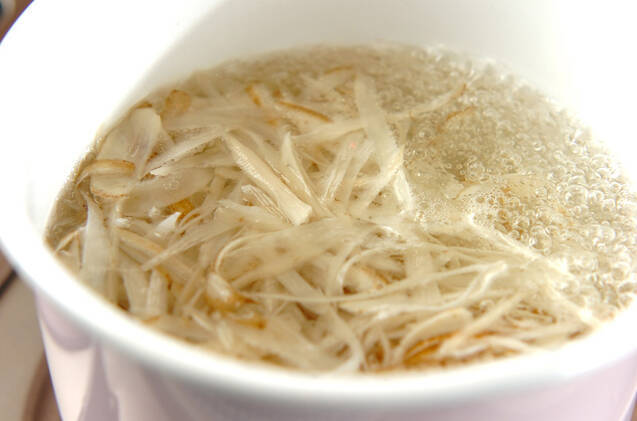 ゴボウのサッパリサラダの作り方の手順4