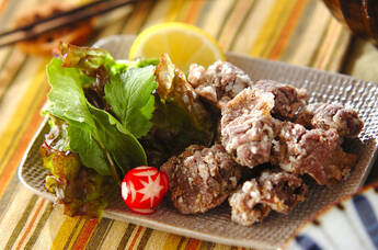 砂肝の五香粉揚げ