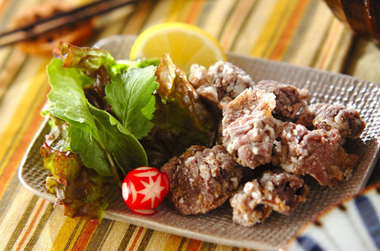 砂肝の五香粉揚げ