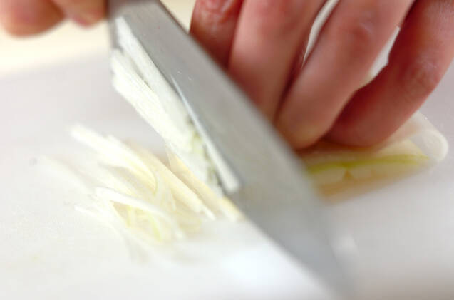 ネギ素麺汁の作り方の手順1