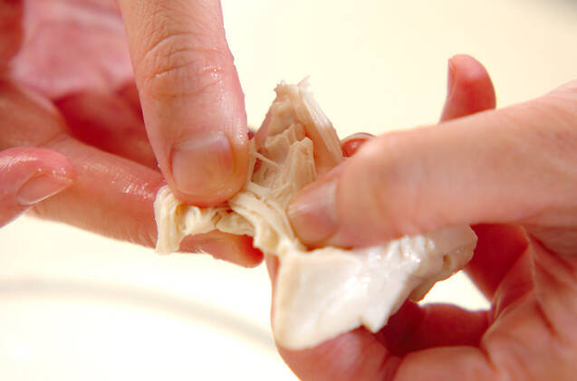 和風ぶっかけ素麺の作り方の手順1