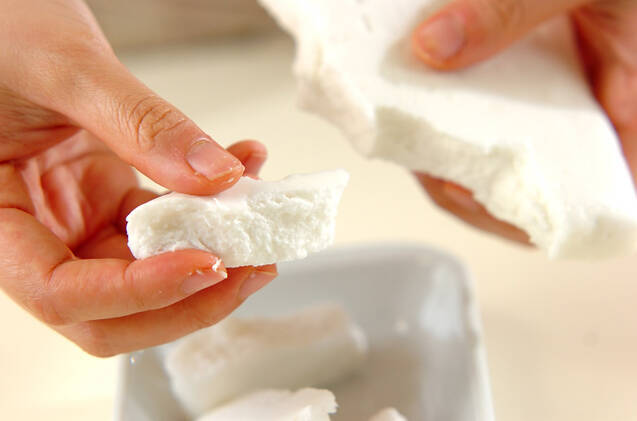 ふわふわ大豆入り揚げつくねの作り方の手順1