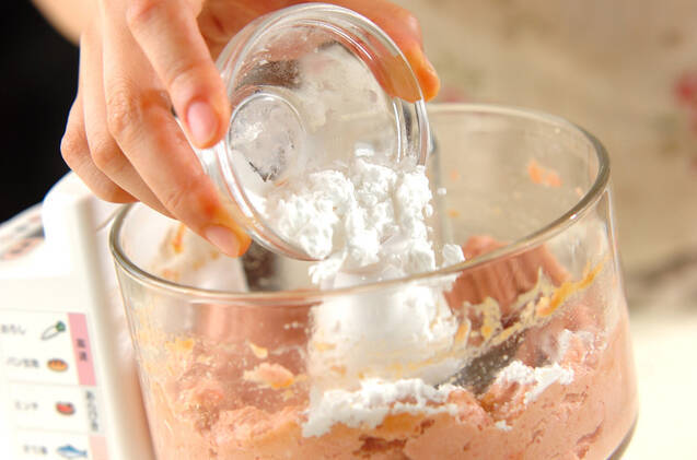 ふわふわ大豆入り揚げつくねの作り方の手順3