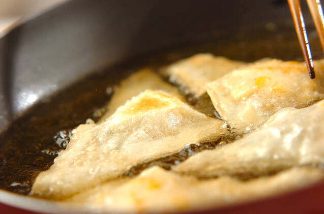 コーンとチーズの春巻きの作り方の手順7