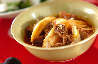 砂肝のコチュジャン煮