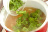 ホタテと菜の花のスープの作り方の手順3