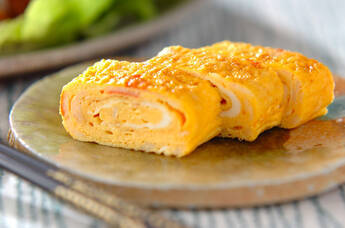 カニカマ入りだし巻き卵