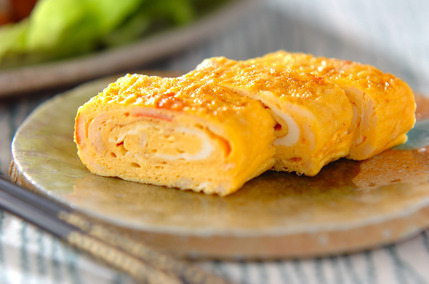 カニカマ入りだし巻き卵