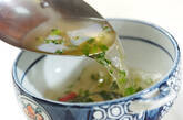 たっぷりネギの中華スープの作り方2