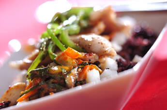 スタミナ豚ソテースパイシー丼