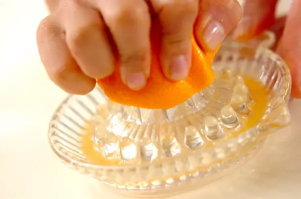 ミカン風味蒸しパンの作り方1