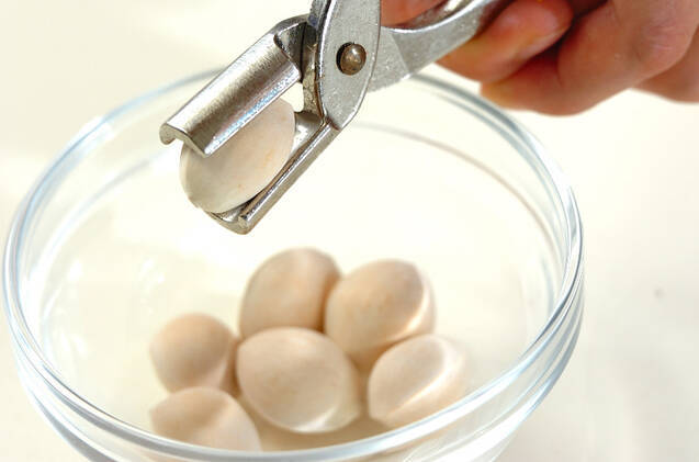 炒りギンナンの作り方の手順1