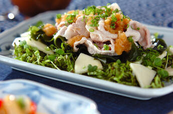 おろしダレがけ豚しゃぶ