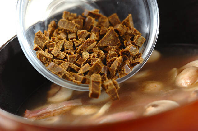 ベーコンキノコカレーの作り方の手順5