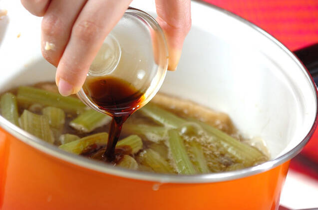 昔ながらの定番 フキと油揚げの煮物の作り方の手順5