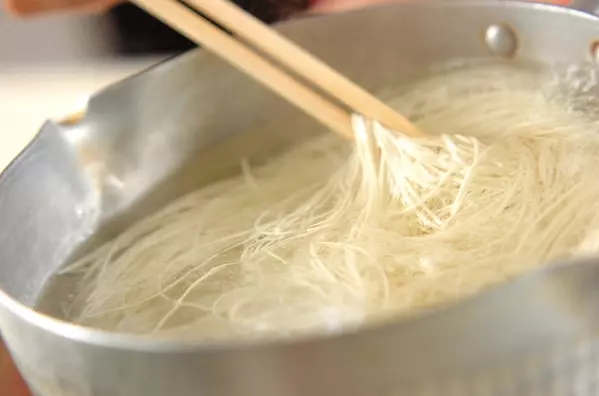 混ぜ混ぜ素麺の作り方1