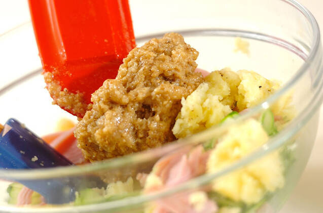 ゴマ風味のポテトサラダの作り方の手順6