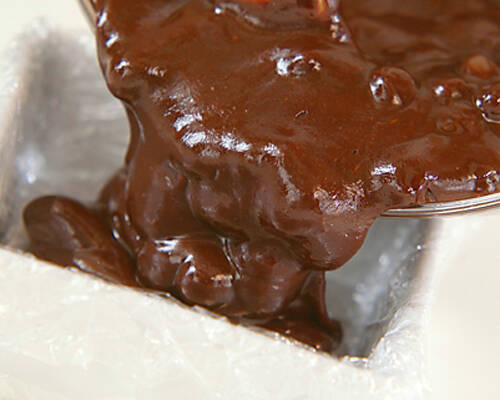 白と黒の生チョコレートの作り方の手順5