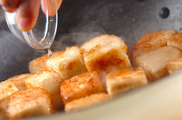 豆腐のレモンバター焼きの作り方の手順4