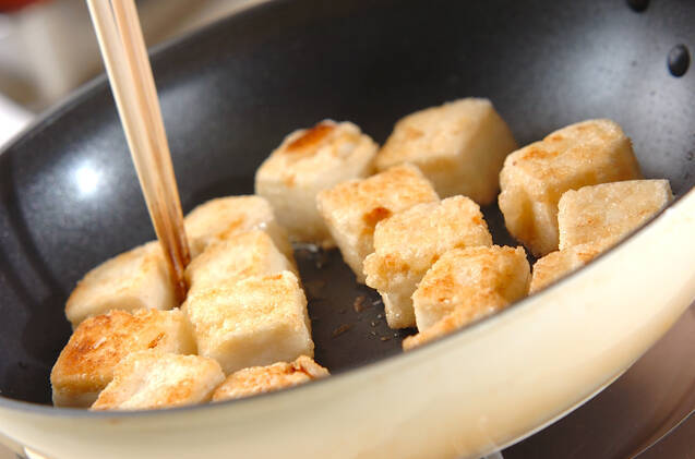 豆腐のレモンバター焼きの作り方の手順3