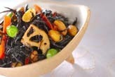 芽ヒジキと大豆の煮物