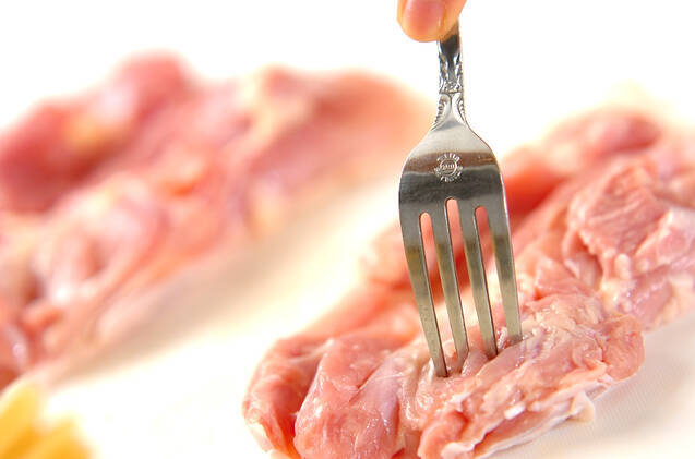 鶏肉のカレー風味焼きの作り方の手順1