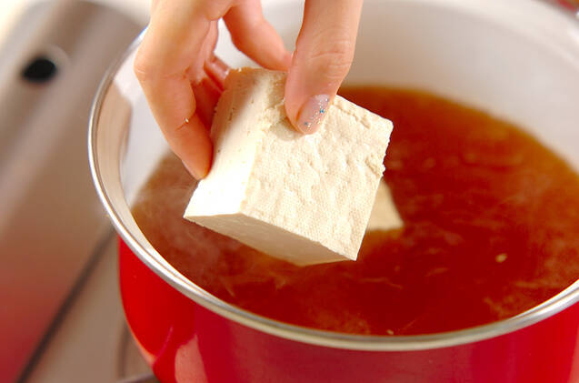 豆腐の白キクラゲあんの作り方の手順7
