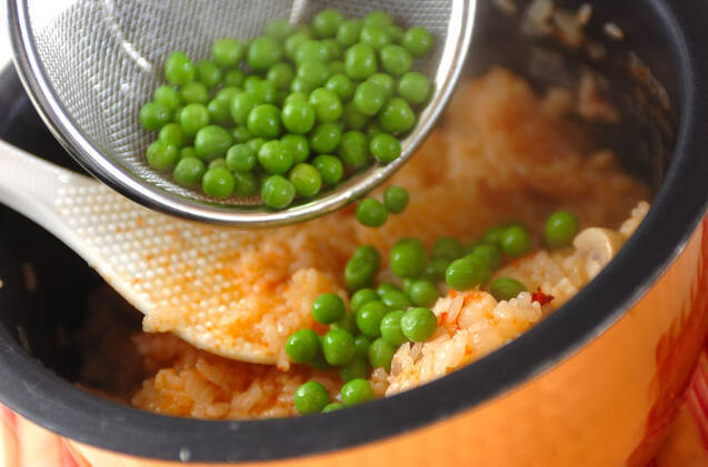エビのケチャップ炊き込みご飯の作り方の手順7