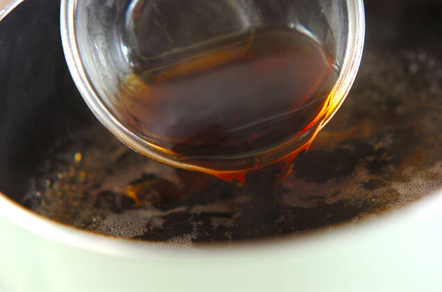 青菜と揚げの煮物の作り方の手順4