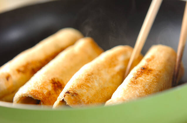 油揚げチーズロールの作り方の手順4