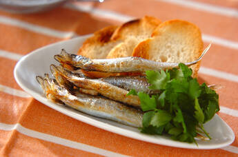 シシャモのガーリックソテー