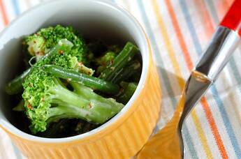 インゲンのマスタード和え