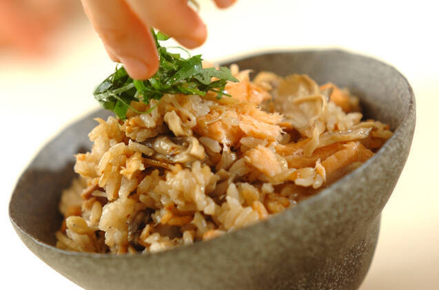 子供に人気 鮭とキノコの炊き込みご飯 簡単とっておき by横田 真未さんの作り方の手順8