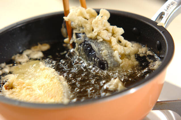 ナスのはさみ揚げの作り方の手順7