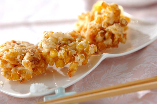 水煮コーンのサクサク揚げ