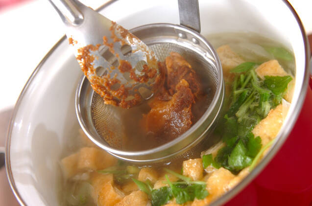 野菜のみそ汁の作り方の手順7