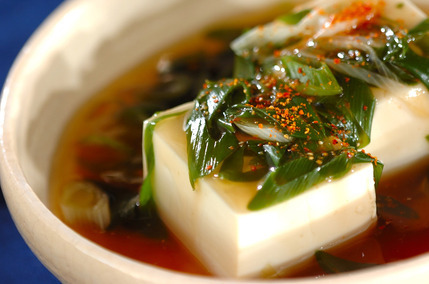 豆腐のあんかけ