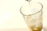 梅酒ジンジャーソーダーの作り方1