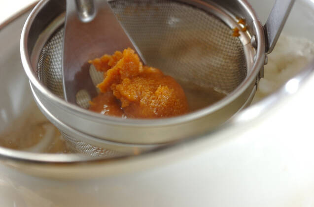 ゴロゴロサツマイモのみそ汁の作り方の手順4