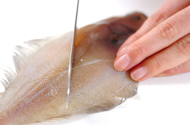 カレイのカレー揚げの作り方の手順1