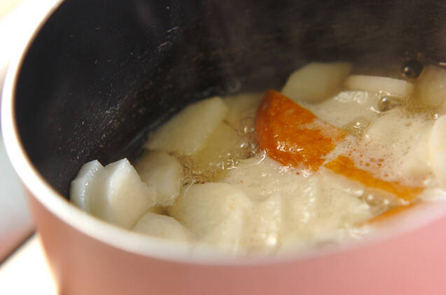 長芋の煮びたしの作り方の手順2