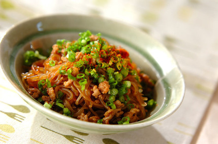 糸コンのピリ辛煮