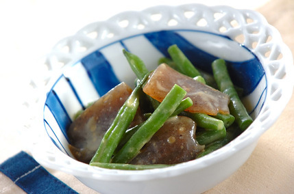 インゲンのカラシ和え